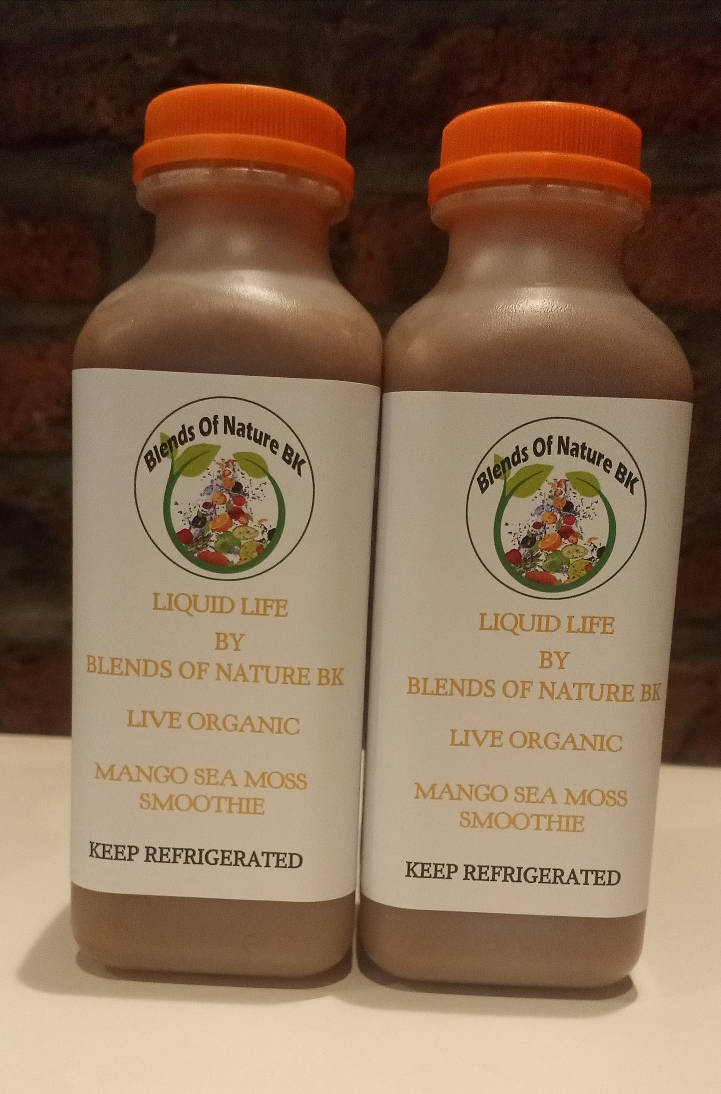 Organic Mango Sea Moss Smoothie 16 oz 4 Pack