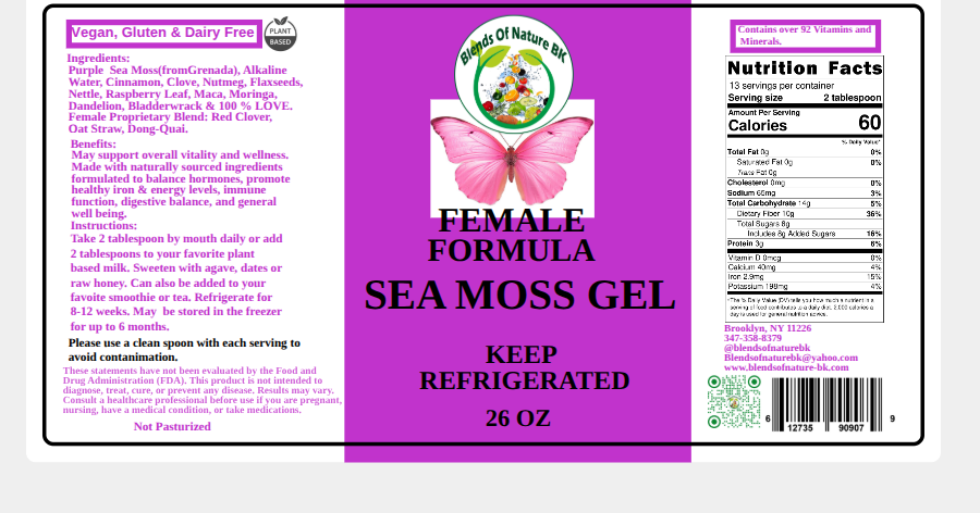 Female Formula Sea Moss Gel