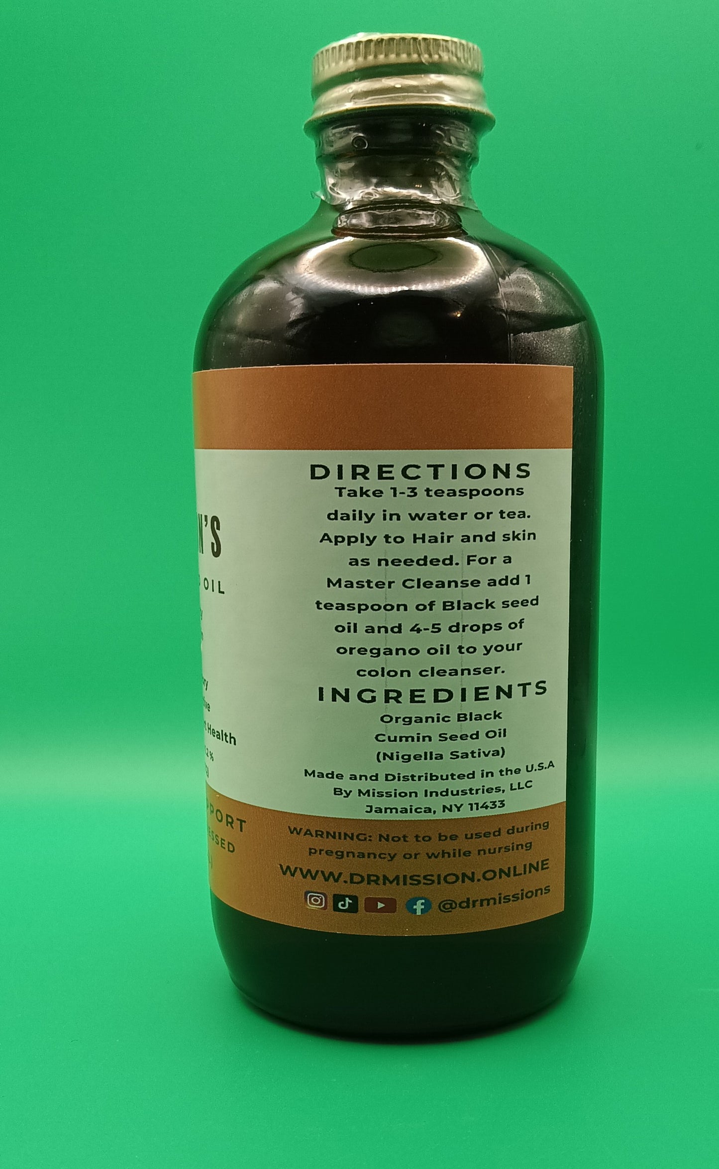 Dr. Mission's Black Seed Oil