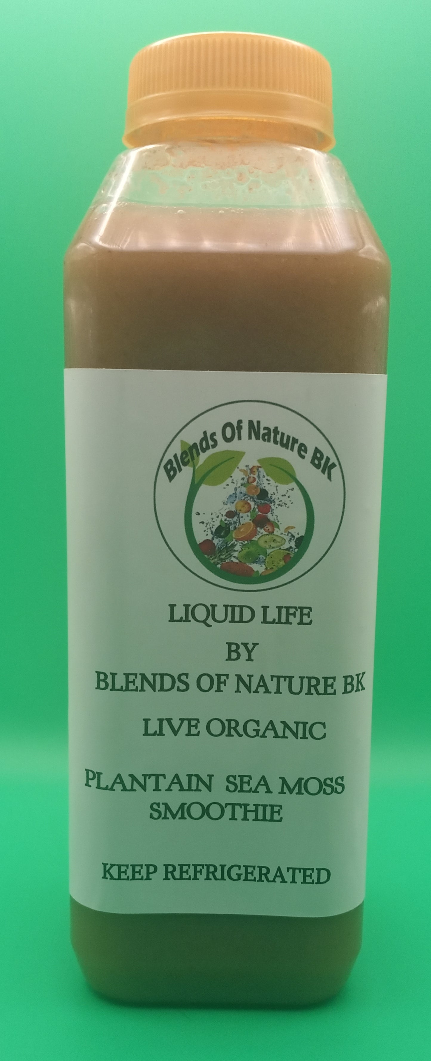 Organic Plantain Sea Moss Smoothie 16 oz 4 Pack