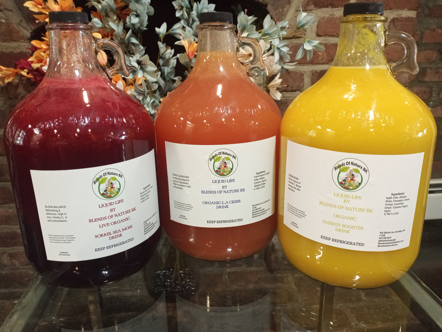 Organic Drinks & Sea Moss Smoothies By The Gallon