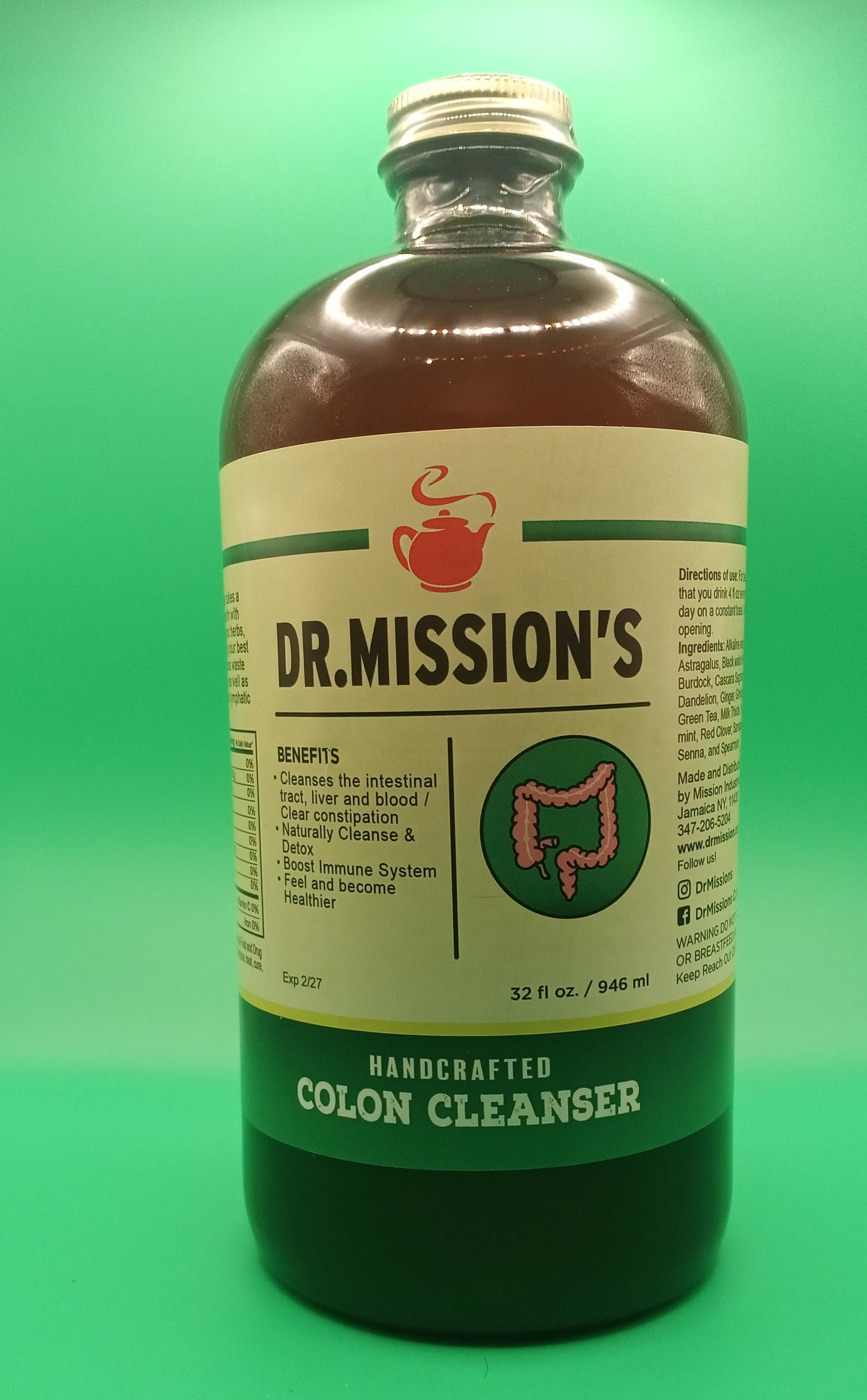 BLENDS OF NATURE BK ORGANIC APPLE CIDER & Dr. MISSION DUO