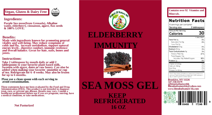Elderberry Immunity Sea Moss Gel