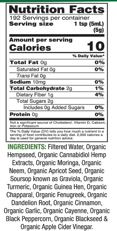 Hempseed Formula