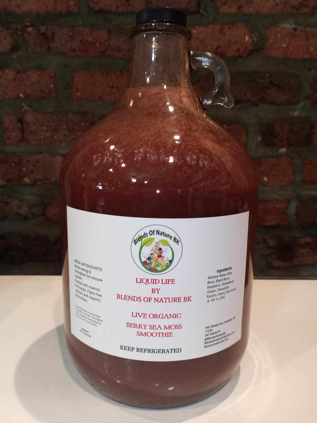 Organic Drinks & Sea Moss Smoothies By The Gallon
