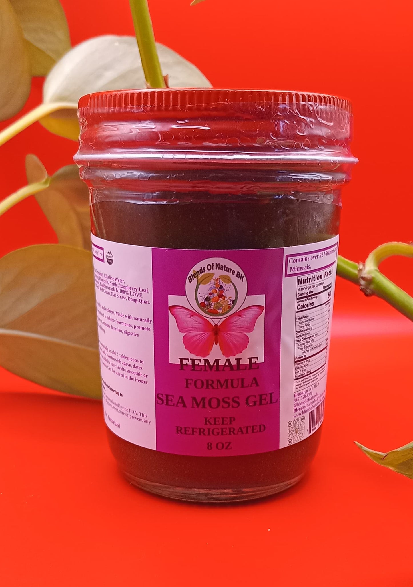 SEA MOSS GELS:  MINIMUM ORDER 12 PIECES. ORDERS NOT MEETING THE MINIMUM REQUIREMENTS WILL NOT BE PROCESSED.