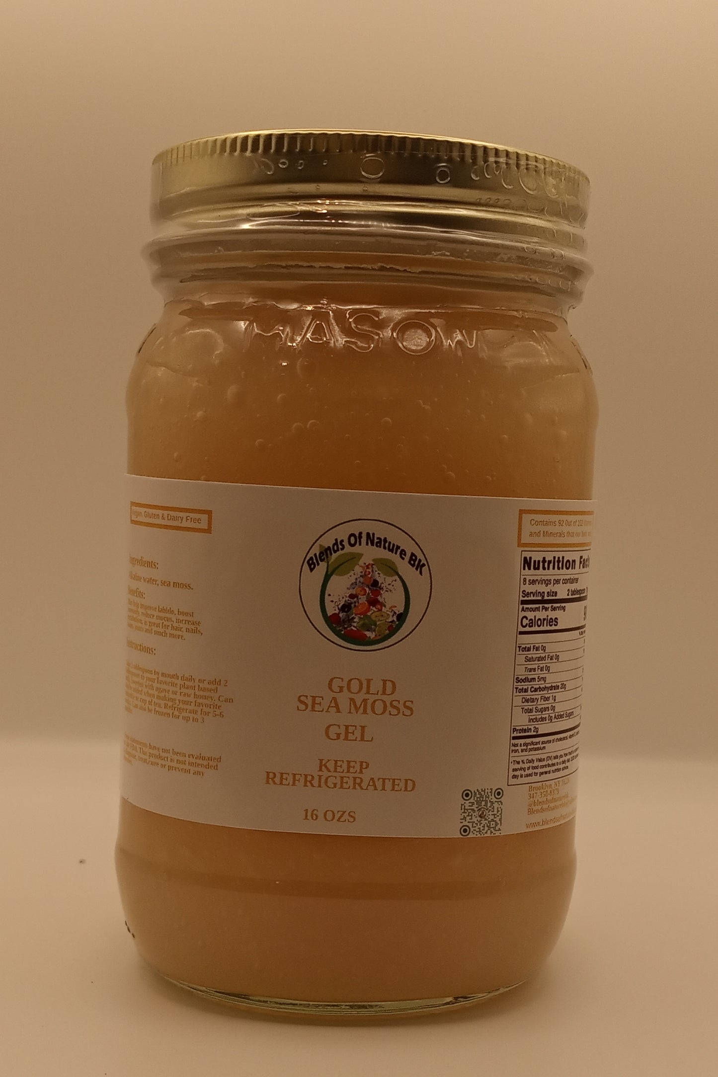 SEA MOSS GELS:  MINIMUM ORDER 12 PIECES. ORDERS NOT MEETING THE MINIMUM REQUIREMENTS WILL NOT BE PROCESSED.