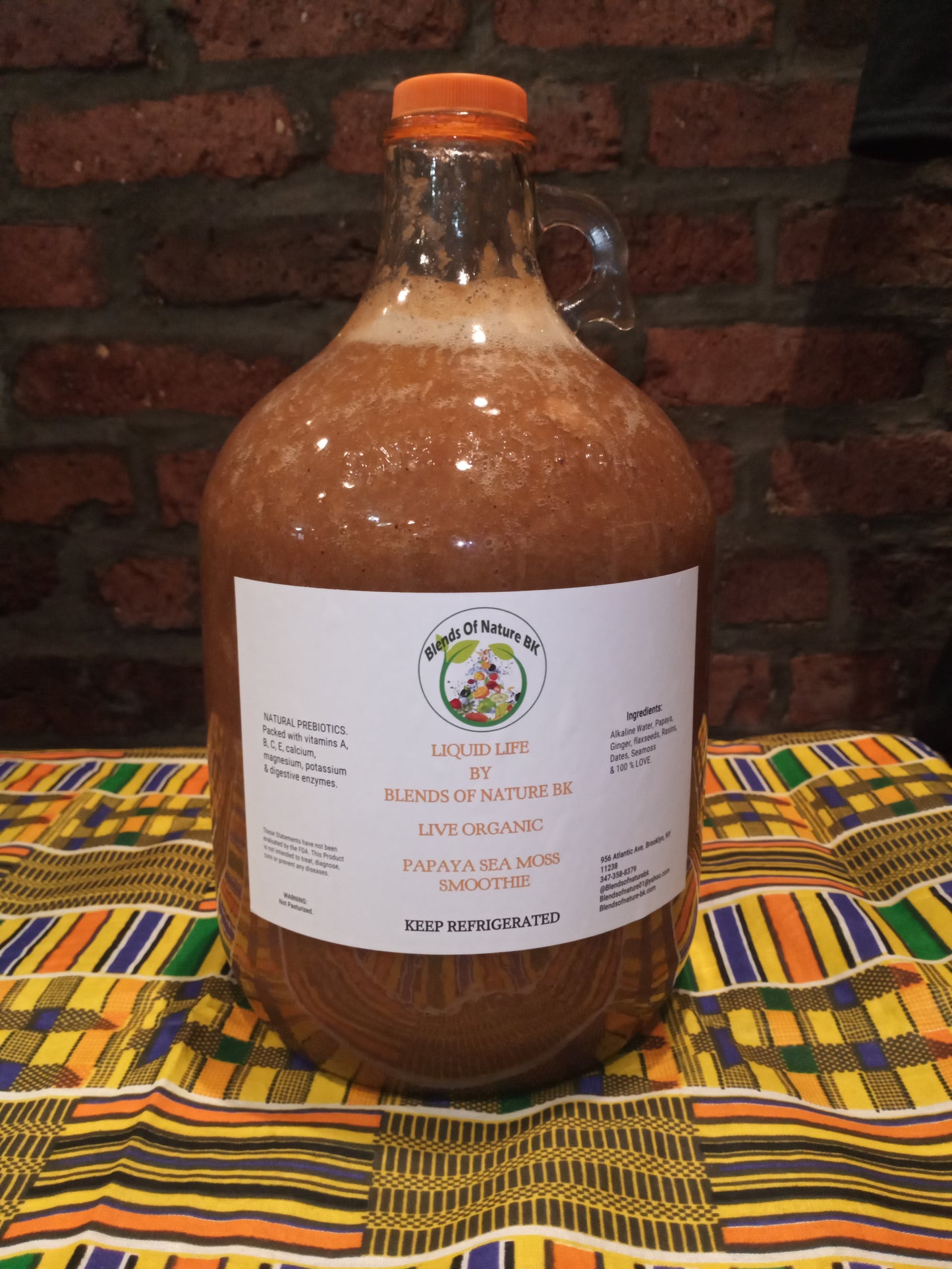 Organic Drinks & Sea Moss Smoothies By The Gallon