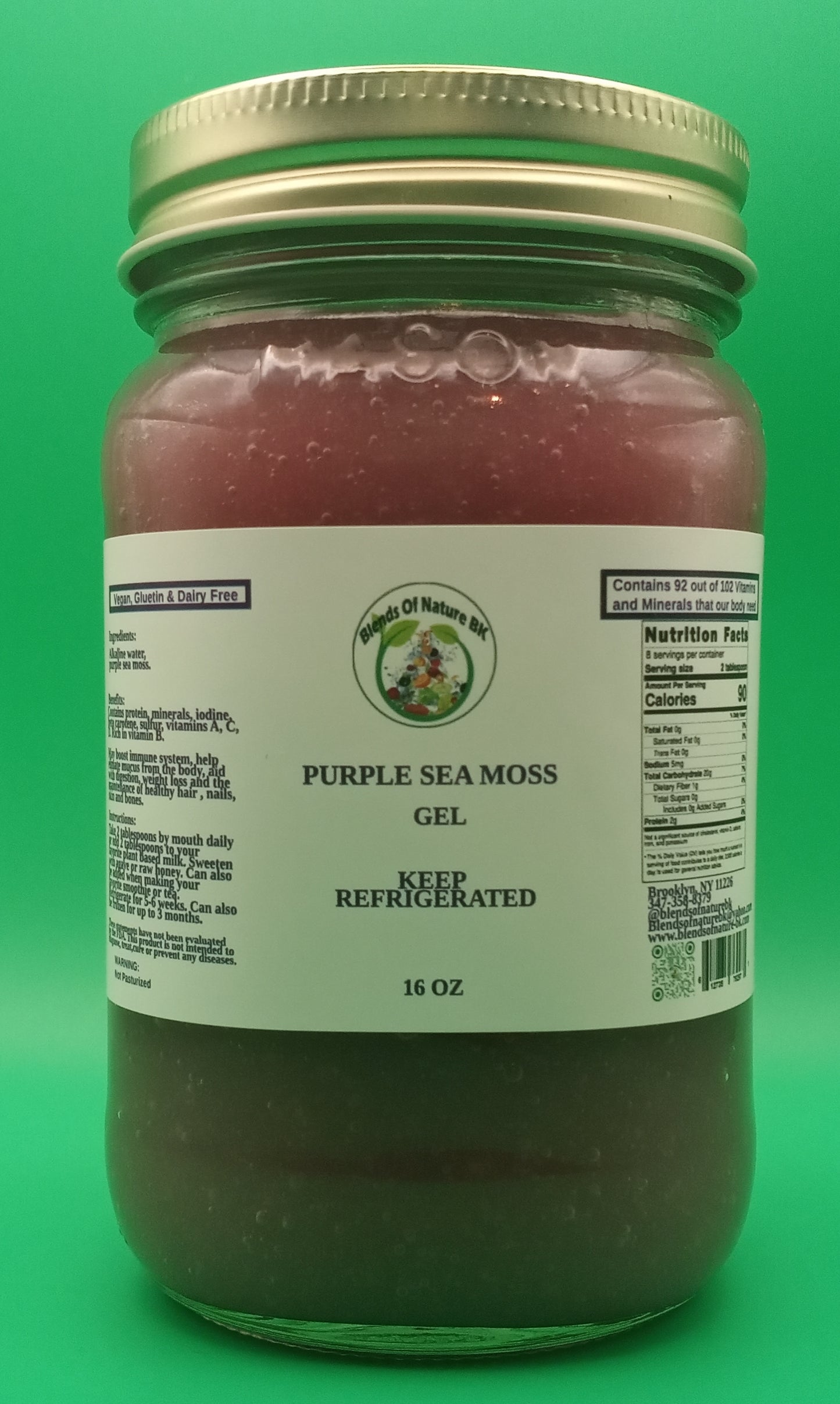 Purple Sea Moss Gel