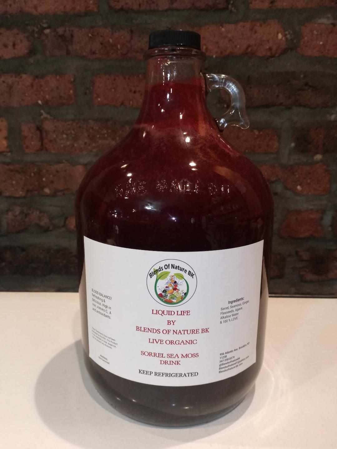 Organic Drinks & Sea Moss Smoothies By The Gallon
